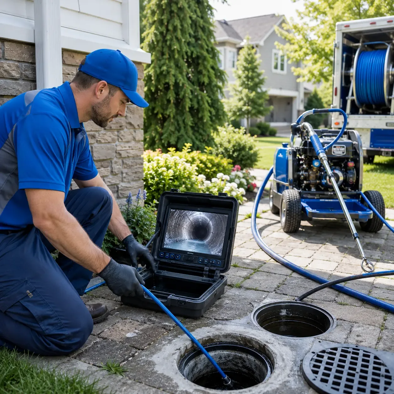 Outdoor drain cleaning professionals serving Bastrop, TX
